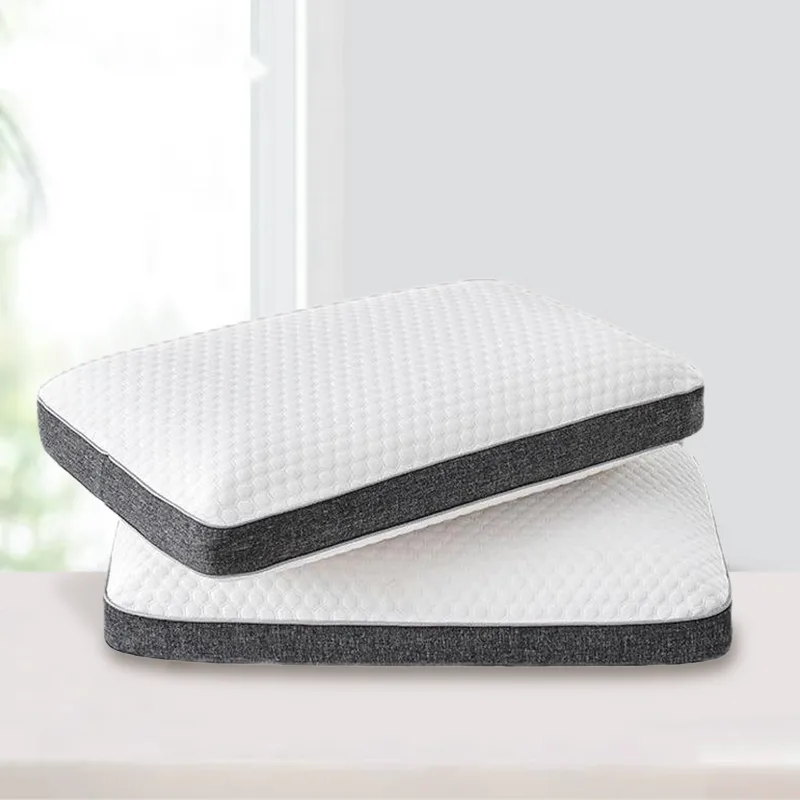 Stacked-memory-foam-pillows