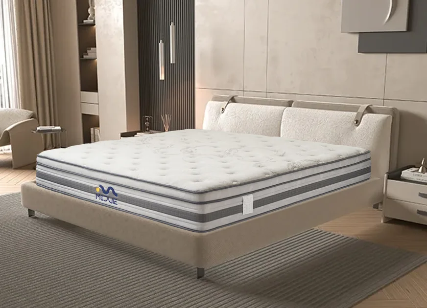 Modern bedroom comfortable hybrid mattress