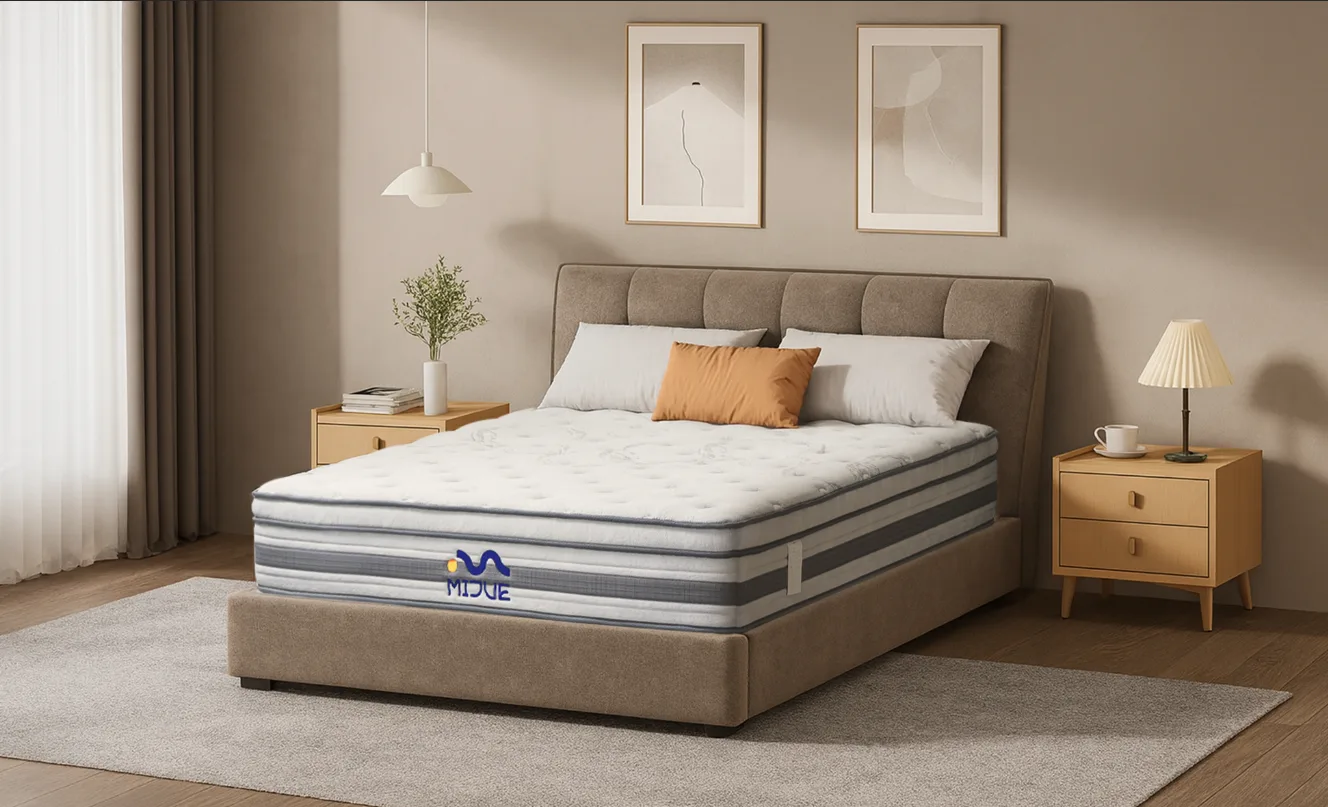 Modern bedroom comfortable hybrid mattress
