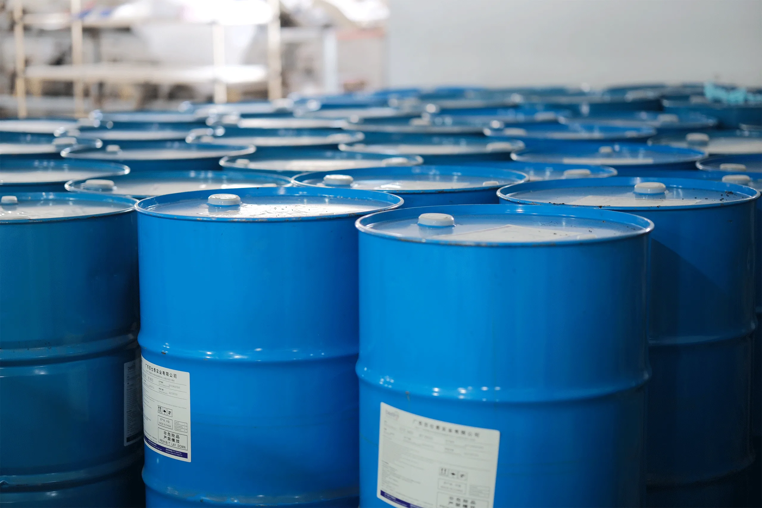 Industrial storage tank materials for pillow manufacturing