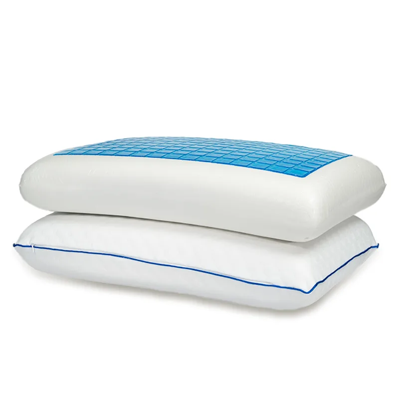 two-gel-memory-foam-pillows-stacked-core-and-covered