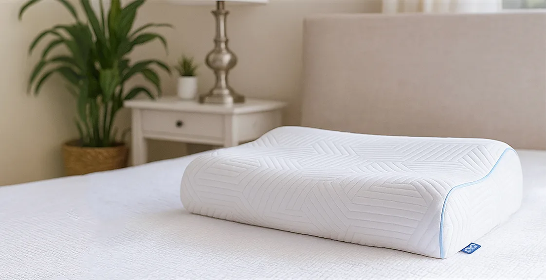 Bamboo memory foam pillow article cover