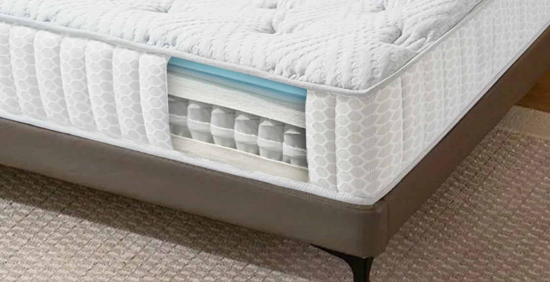 Pocket spring mattress cover