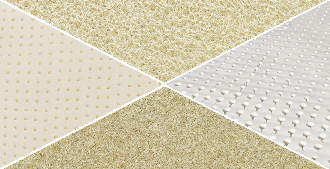 Types of latex used in hybrid mattresses