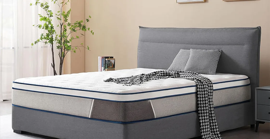 10 inch hybrid mattress with hybrid support layers and comfort foam