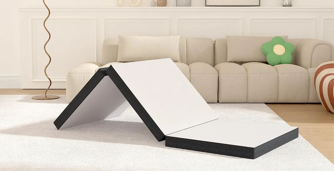 Camping memory foam mattress article cover