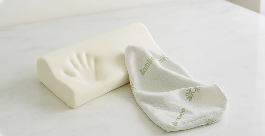 Can you wash a memory foam pillow article cover—a memory foam pillow on the bed