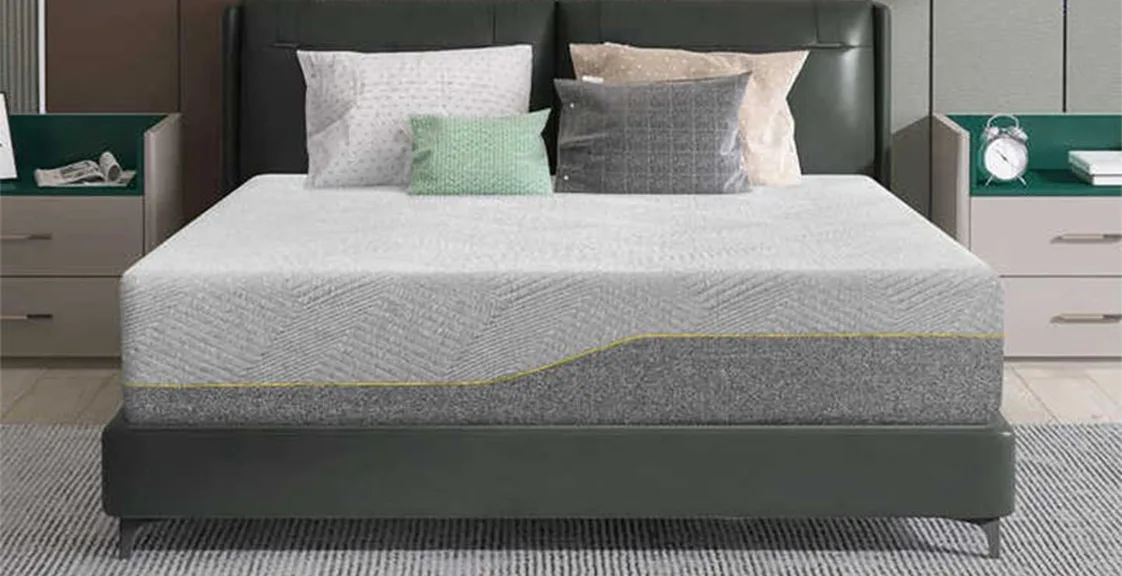 High-quality memory foam mattress on a bed, illustrating comfort and long-lasting durability