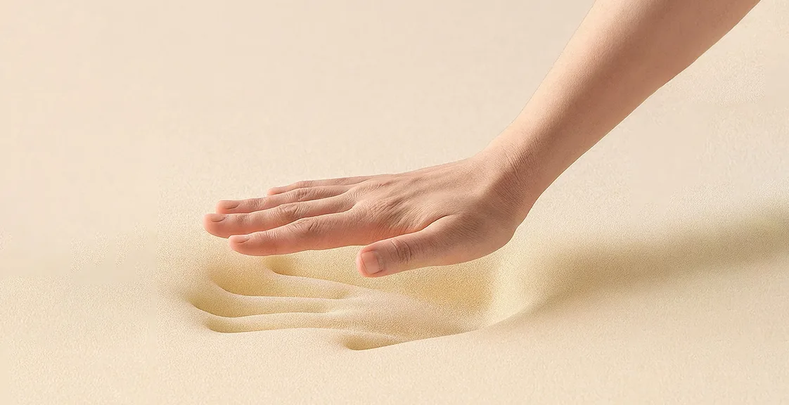 Memory foam pillow material