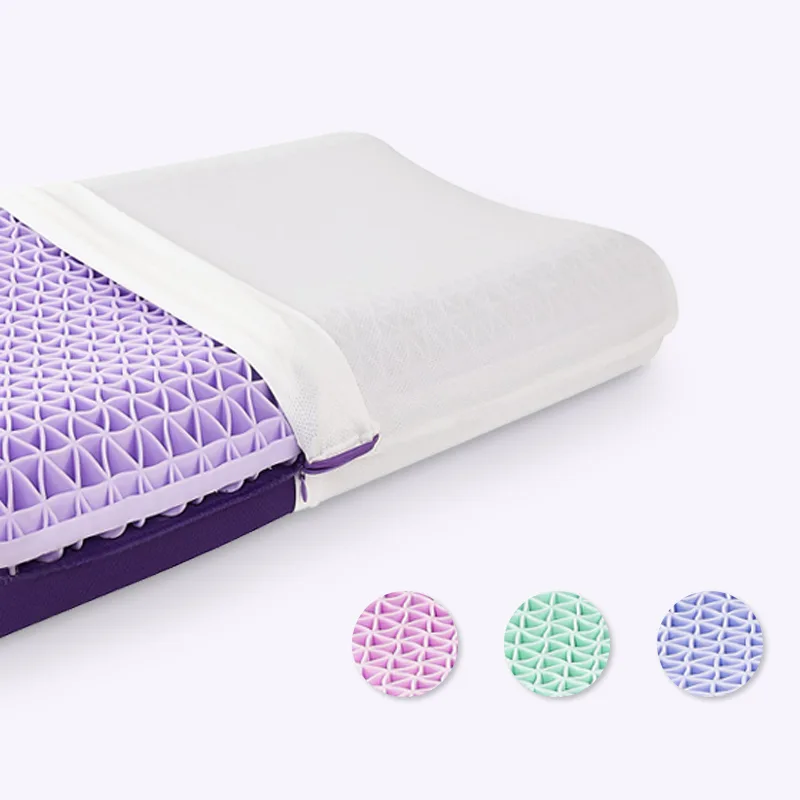 multi-layer-triangular-tpe-pillow-detail shot-color-custom