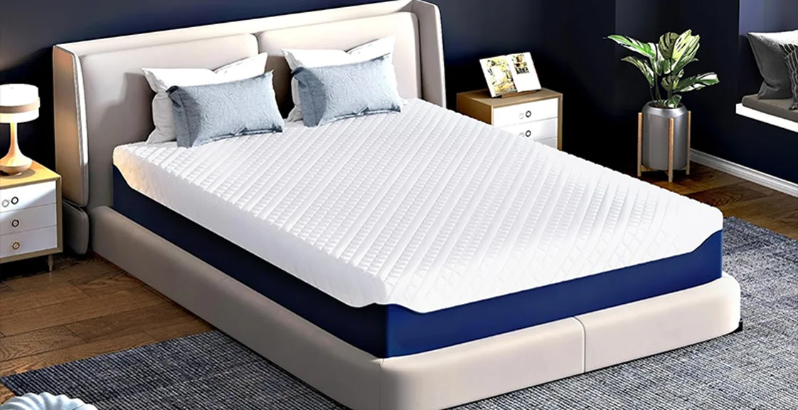 What materials are used in a memory foam mattress article cover