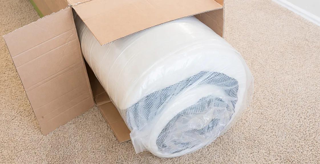 B2B mattress packaging for bulk shipping and transport