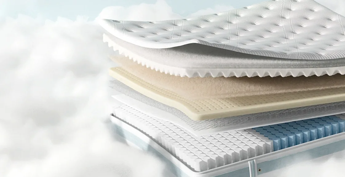 Mattress construction layers for online mattress buying