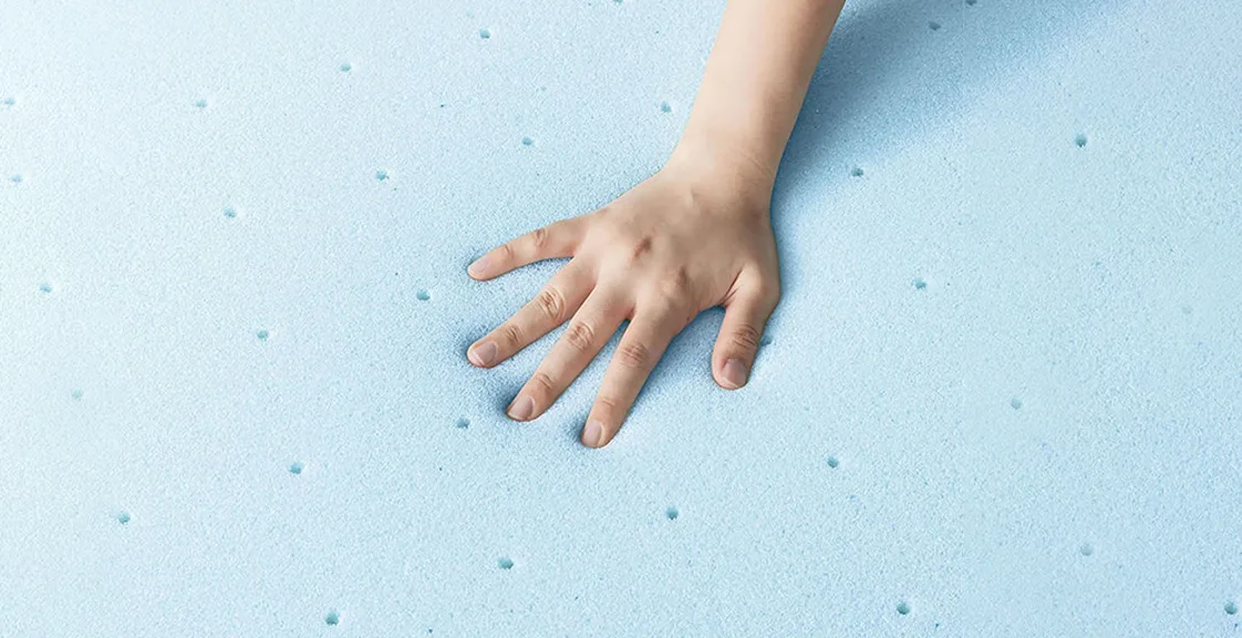 Memory foam mattress firmness and pressure relief test