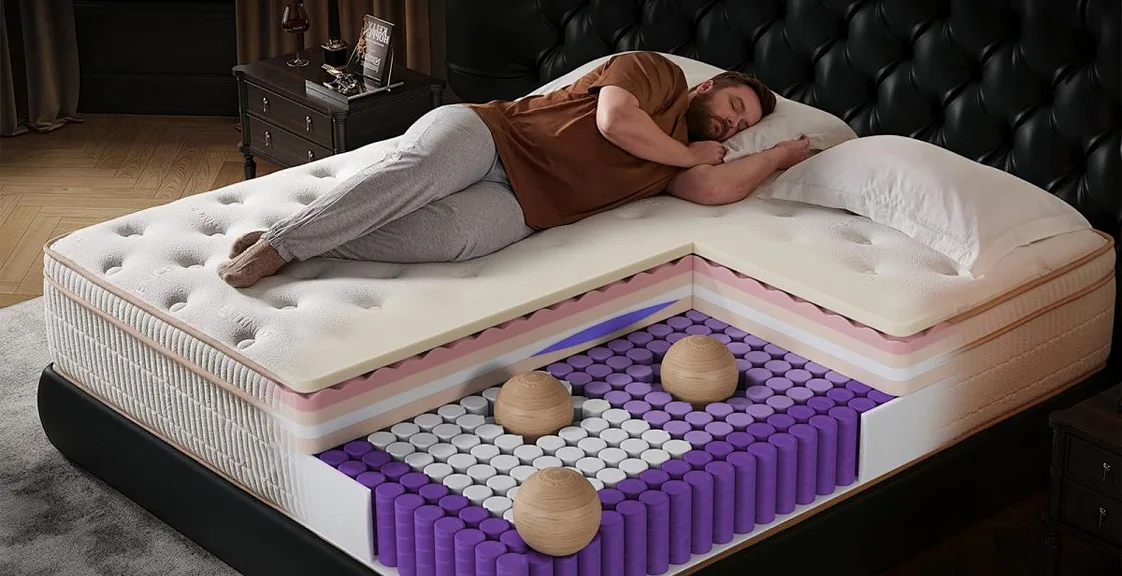 Custom mattress structure foam layers pocket spring support