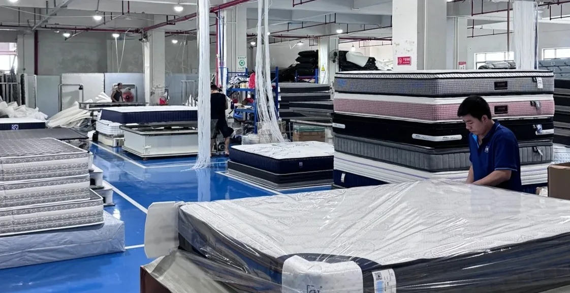 Mattress factory custom manufacturing production line