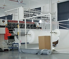 Mattress side panel production machine
