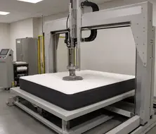 Mattress compression testing equipment