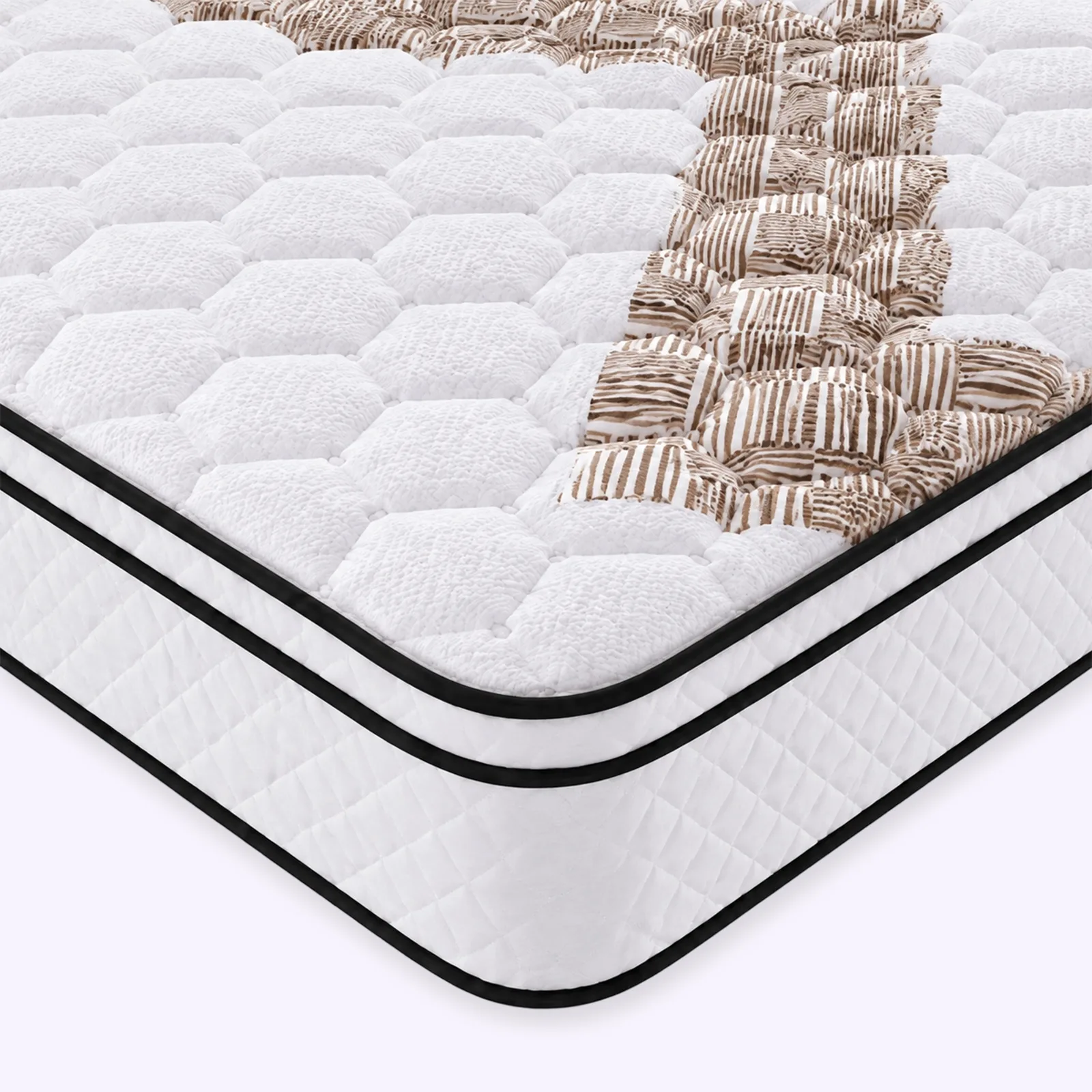 mijue-hybrid-mattress-hti2532-corner-detail