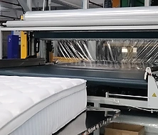 Industrial mattress compression machine